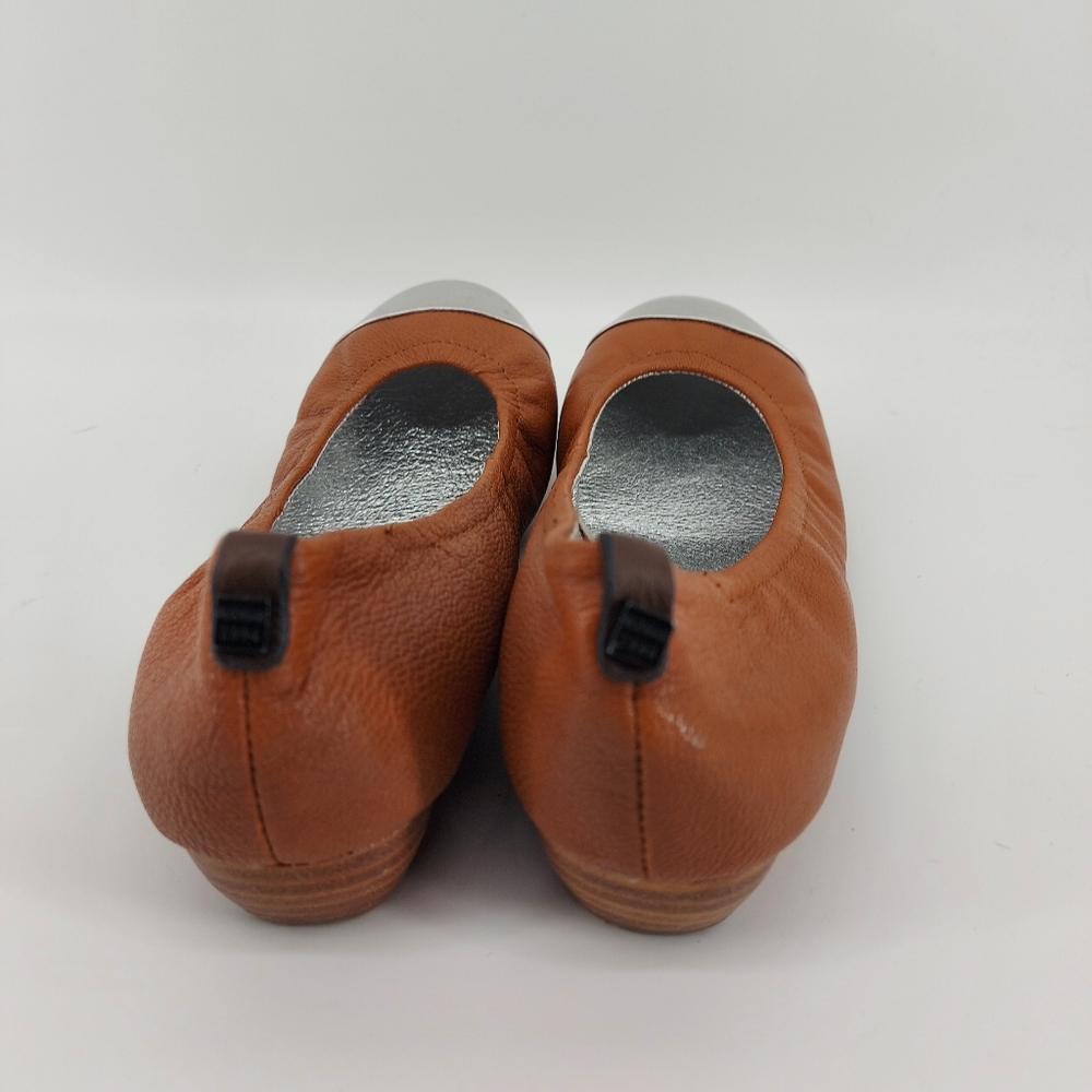 Rudsak leather ballet flats with silver tipped toes US Size 6 EU 36 Classic - Picture 8 of 10